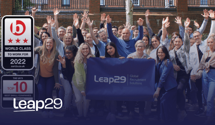 Leap29 named as one of the Best Companies to Work For in the UK